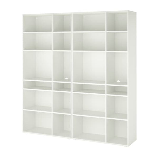 VIHALS - Shelving combination, white, 190x37x200 cm - best price from Maltashopper.com 69440600