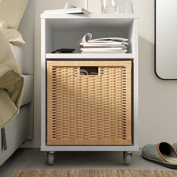 Ikea VIHALS - Bedside table, white, 37x37 cm