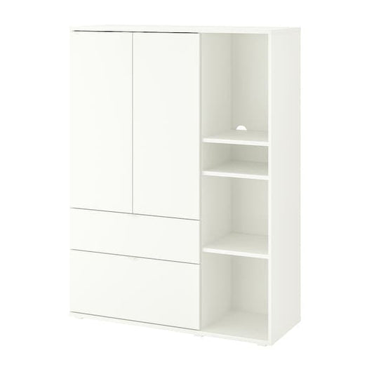 Ikea VIHALS - Storage unit, white, 105x37x140 cm