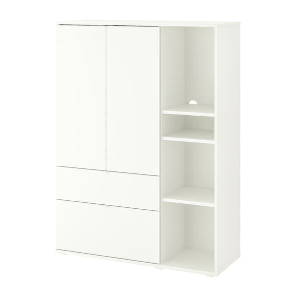 Ikea VIHALS - Storage unit, white, 105x37x140 cm