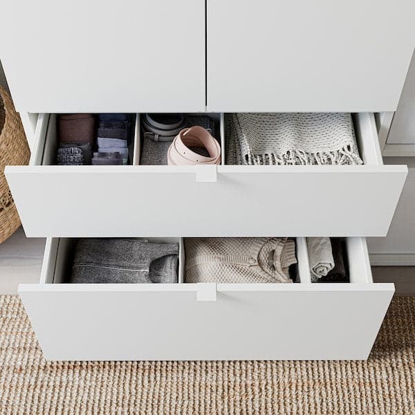 Ikea VIHALS - Storage unit, white, 105x37x140 cm