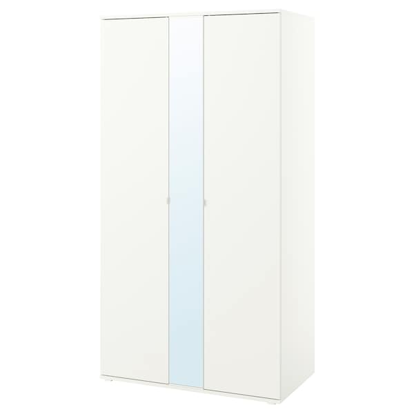 Ikea VIHALS - Wardrobe with 2 doors, white, 105x57x200 cm