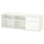 VIHALS - TV bench, white, 146x37x50 cm