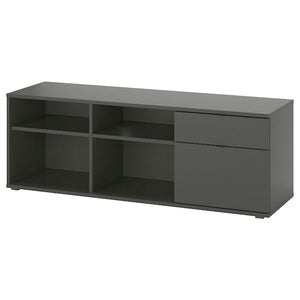 Ikea VIHALS - TV bench, dark grey, 146x37x50 cm