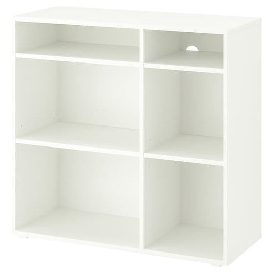 Ikea VIHALS - Shelving unit with 4 shelves, white, 95x37x90 cm