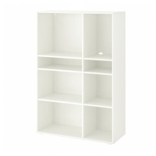 Ikea VIHALS - Shelving unit with 6 shelves, white, 95x37x140 cm