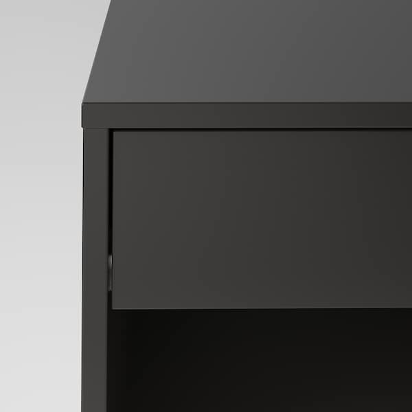Ikea VIKHAMMER Bedside Table - black 40x39 cm , 40x39 cm