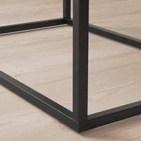 VIKHAMMER Bedside Table - black 60x39 cm , 60x39 cm - best price from Maltashopper.com 90388978