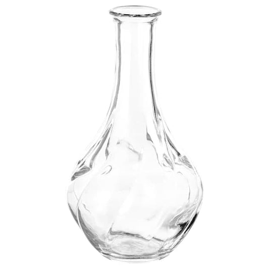 Ikea VILJESTARK - Vase, clear glass, 17 cm