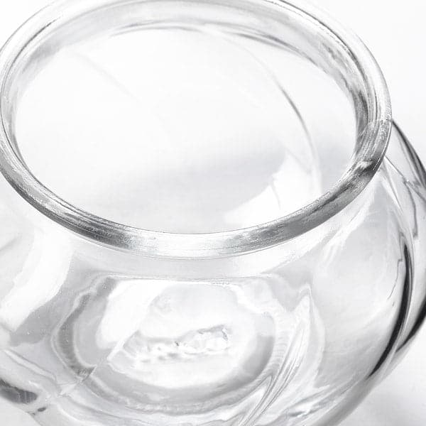 VILJESTARK - Vase, clear glass, 8 cm - best price from Maltashopper.com 00339794