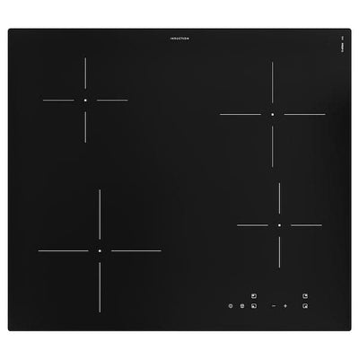 VILSTA - Induction hob, IKEA 300 black, , 59 cm - best price from Maltashopper.com 50557727