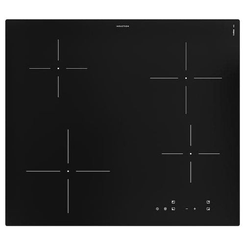 VILSTA induction hob, IKEA 300 black, 59 cm