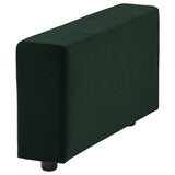 VIMLE armrest, wide/Djuparp dark green, 22x48x93 cm