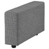 VIMLE armrest, wide/Lejde grey/black, 22x48x93 cm