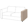 VIMLE armrest, Hallarp beige, 15x61x93 cm