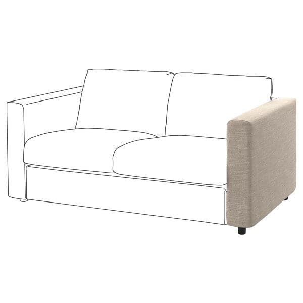Ikea VIMLE - Armrest, Hillared beige ,