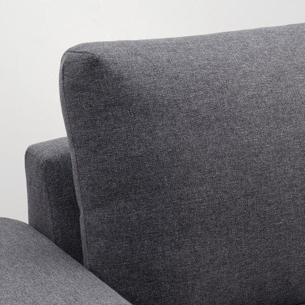 Ikea VIMLE Chaise-longue - with wide armrests/Smoke grey Gunnared ,