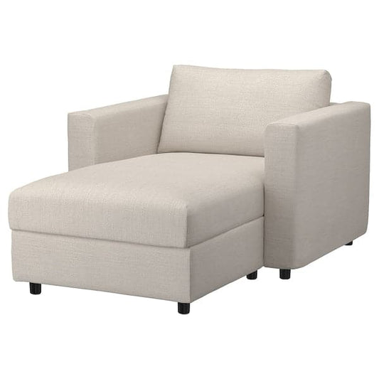 VIMLE Chaise Longue - Gunnared beige , - best price from Maltashopper.com 69399894