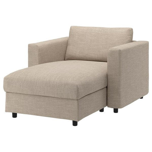 VIMLE - Chaise-longue, Hillared beige , - best price from Maltashopper.com 89434311