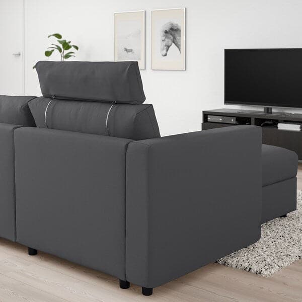 Ikea VIMLE Headrest Cushion - Grey Hallarp ,