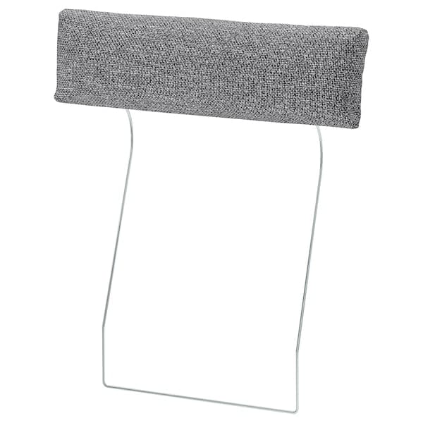 VIMLE - Headrest cushion, Lejde grey/black , - best price from Maltashopper.com 99434443