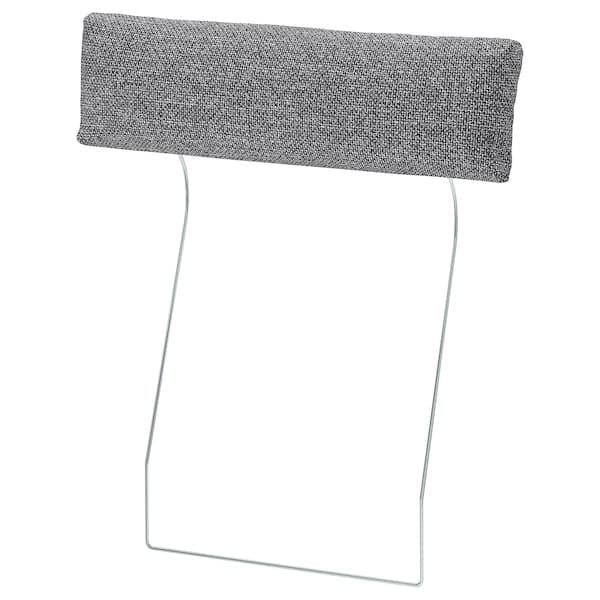 Ikea VIMLE - Headrest cushion, Lejde grey/black ,