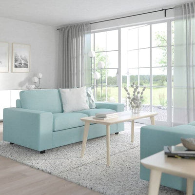 VIMLE 2 seater sofa - with wide armrests/blue Saxemara , - best price from Maltashopper.com 99400551