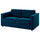 VIMLE 2-seat sofa, Djuparp dark green-blue, 141x6x98 cm