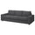 VIMLE 3 seater sofa - with wide armrests/Hallarp grey ,
