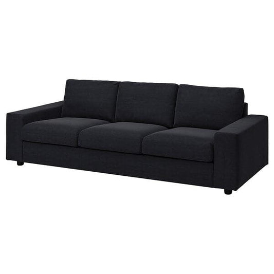 Ikea VIMLE 3 seater sofa - with wide armrests/Saxemara blue-black ,