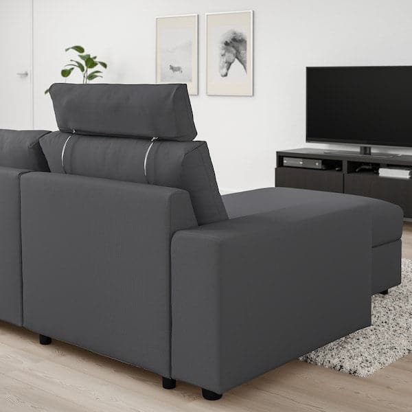 Ikea VIMLE - 3 seater sofa with chaise-longue ,