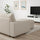 VIMLE 3-seater sofa with chaise-longue - with wide armrests/Beige Gunnared ,