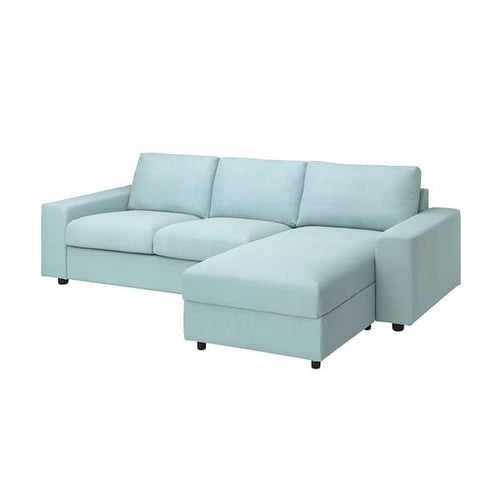 VIMLE - 3-seater sofa with chaise-longue ,