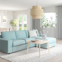 VIMLE - 3-seater sofa with chaise-longue , - best price from Maltashopper.com 29401455
