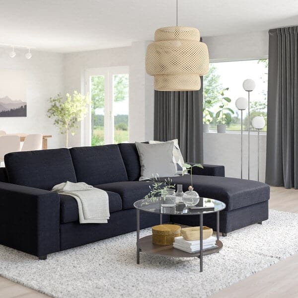 Ikea VIMLE - 3-seater sofa with chaise-longue ,