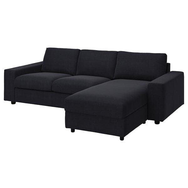 Ikea VIMLE - 3-seater sofa with chaise-longue ,