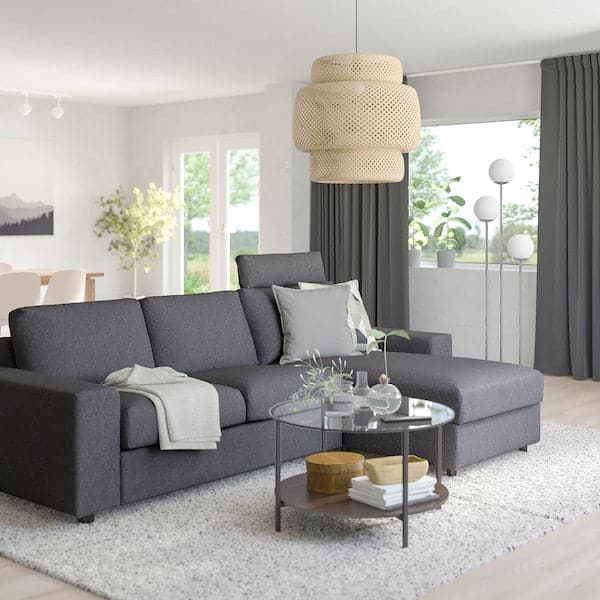 Ikea VIMLE - 3-seater sofa with chaise-longue ,