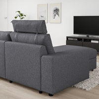VIMLE - 3-seater sofa with chaise-longue , - best price from Maltashopper.com 69401298