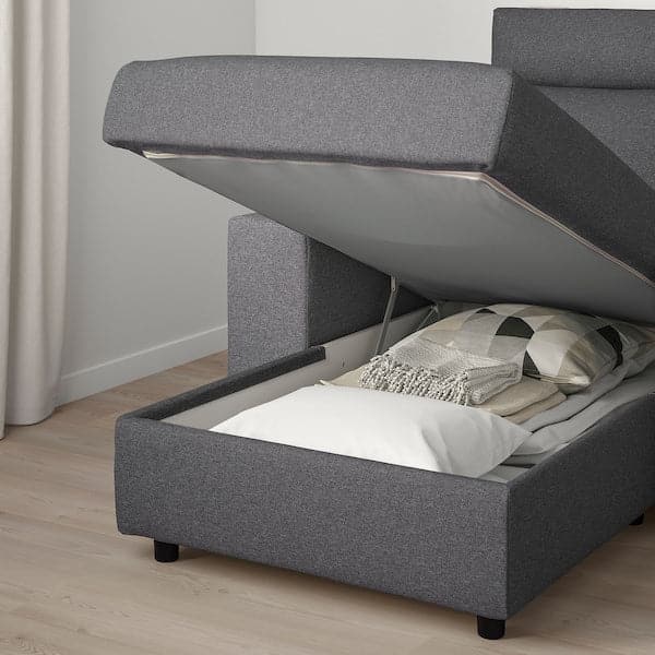 Ikea VIMLE - 3-seater sofa with chaise-longue ,