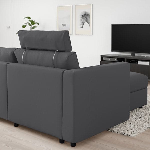 VIMLE - 3-seater sofa with chaise-longue , - Premium Sofas from Ikea - Just €1155.99! Shop now at Maltashopper.com