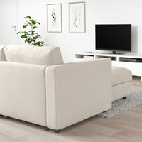 VIMLE 3 seater sofa - with beige chaise-longue/Gunnared , - best price from Maltashopper.com 99399109