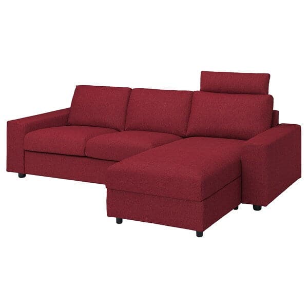 Ikea VIMLE - 3-seater sofa with chaise-longue ,