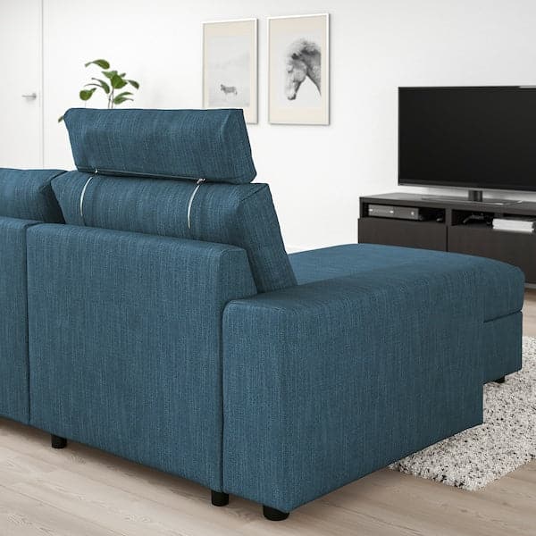 Ikea VIMLE - 3-seater sofa with chaise-longue ,