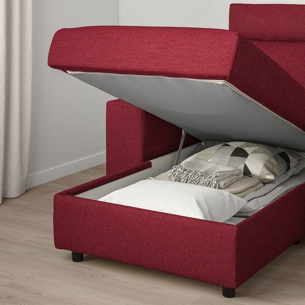 Ikea VIMLE - 3-seater sofa with chaise-longue ,