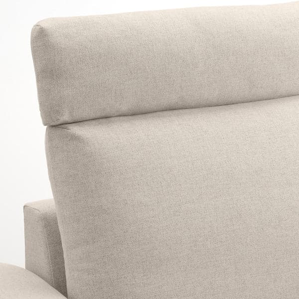 Ikea VIMLE 3 seater sofa - with headrest with wide armrests/Gunnared beige ,