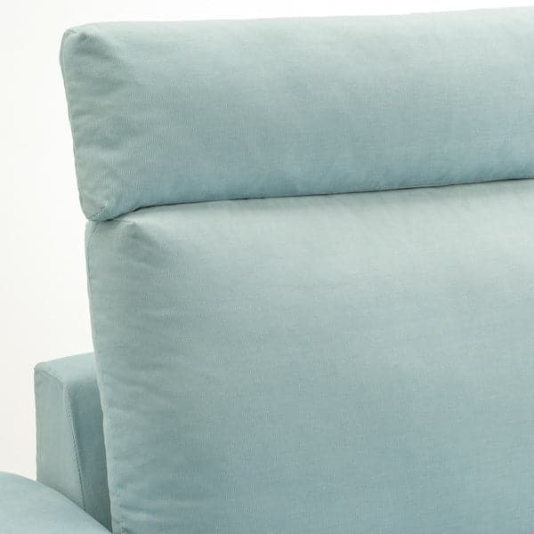 Ikea VIMLE 3 seater sofa - with headrest with wide armrests/Saxemara blue ,