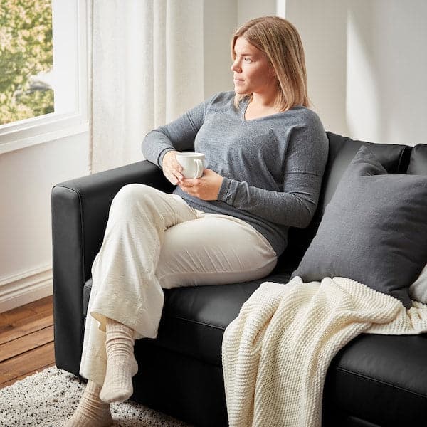 Ikea VIMLE 3-seater sofa - with headrest/Grann/Bomstad black ,