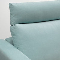VIMLE 3-seater sofa - with headrest / Saxemara blue , - best price from Maltashopper.com 49399055