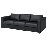 VIMLE 3-seat sofa, Grann/Bomstad black, 241 cm