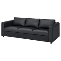VIMLE 3-seat sofa, Grann/Bomstad black, 241 cm